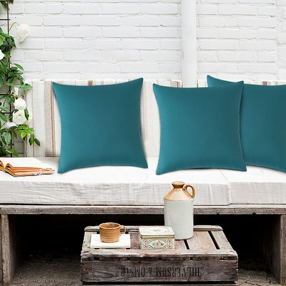 Couch Pillow Covers 18x18 inch 1 Pack Cozy Soft Velvet Square Throw Pillow Cases for Farmhouse Home Decor Outdoor Water Proof Pillow Cover Modern Solid Color Cushion Pillow Backrest Pillow Cover