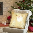thumbnail image 1 of Couch Pillows Covers Hwkond Santa Claus Snowman Throw Pillow Cover Home Gold Christmas Throw Pillow Sofa Pillow Cushion,(Up to 25% Off)GoldA, 1 of 5