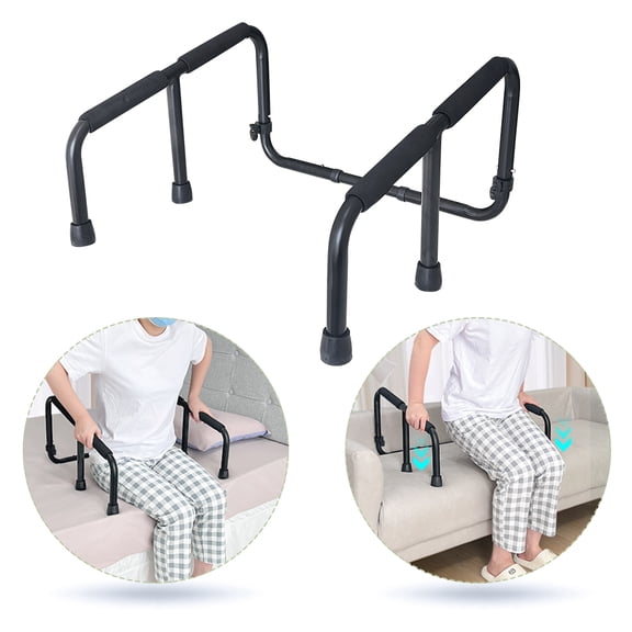 Couch Rails for Seniors, Standing Assist Device, Chair Lift Aid, Portable Mobility Support Bar, Seat Lifter for Easy Stand-Up, Adjustable Couch Grab Bar