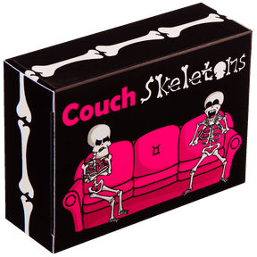 Couch Skeletons Card Game - Quick and Easy 2 Player Game