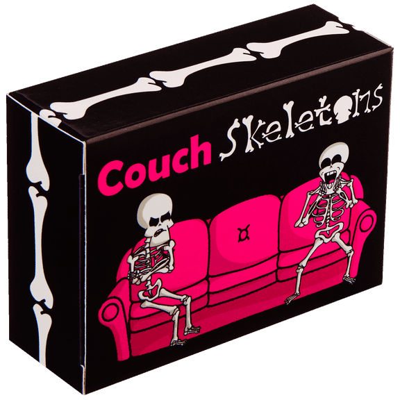 Couch Skeletons Card Game - Quick and Easy 2 Player Game