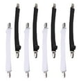 thumbnail image 1 of Couch Slipcovers Bed Sheet Clip Adjustable Mattress Topper Strap Straps Elastic Fasteners with Iron Clips Stretchy Non-slip 8 Pcs, 1 of 6