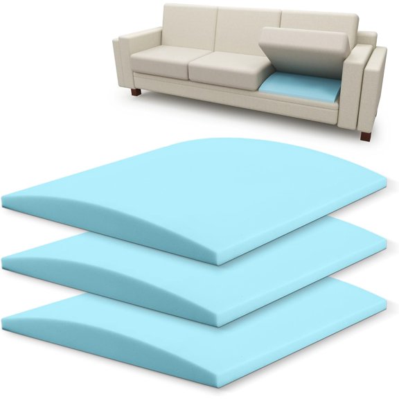 Couch Sofa Cushion Support 22x22 inch Arched Sag Repair Under Seat Furniture Pad Set of 3 for Sagging Seats