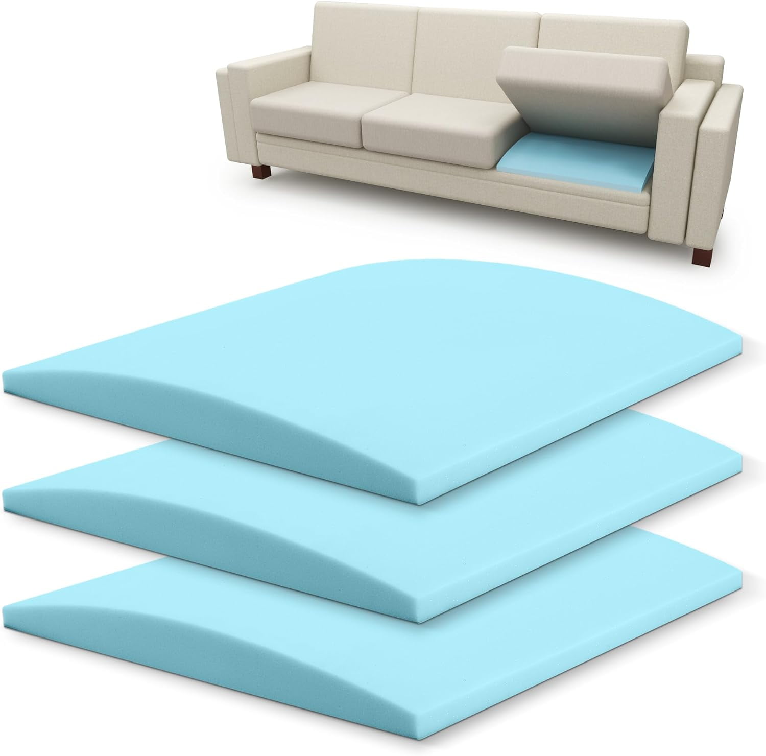 Couch Sofa Cushion Support for Sagging Seat Arched Furniture Seat Under