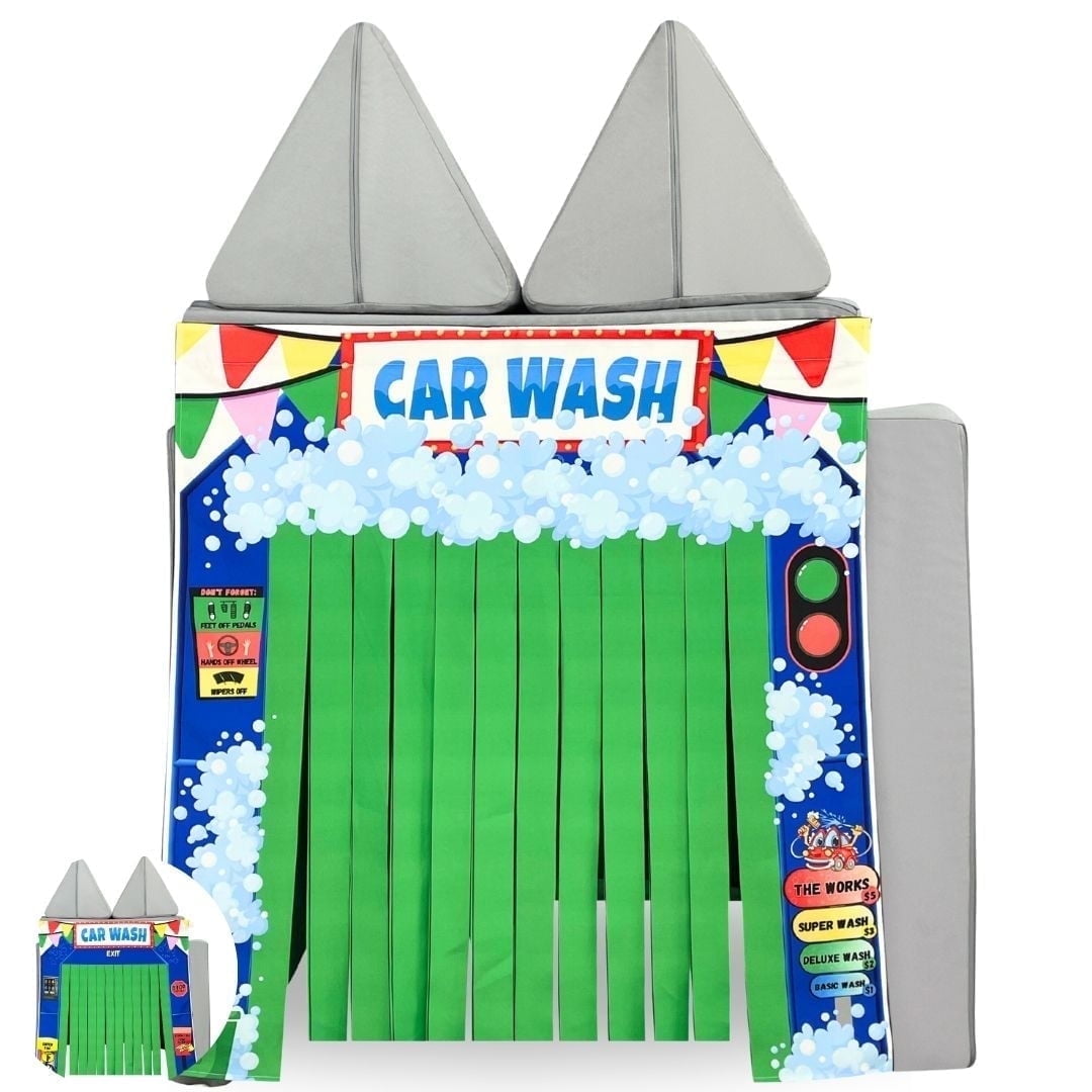 Couch Swag Double Play Panel Kids Car Wash Foam Play Couch, 0.7 lb
