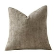 thumbnail image 1 of Couch Throw Pillow Cover 18x18 Inch Neutral Soft Decorative Chenille Pillow Cover Farmhouse Boho Cushion Cover for Mid Century Modern Home Decor Sofa Bedroom Living Room,1PC, 1 of 1