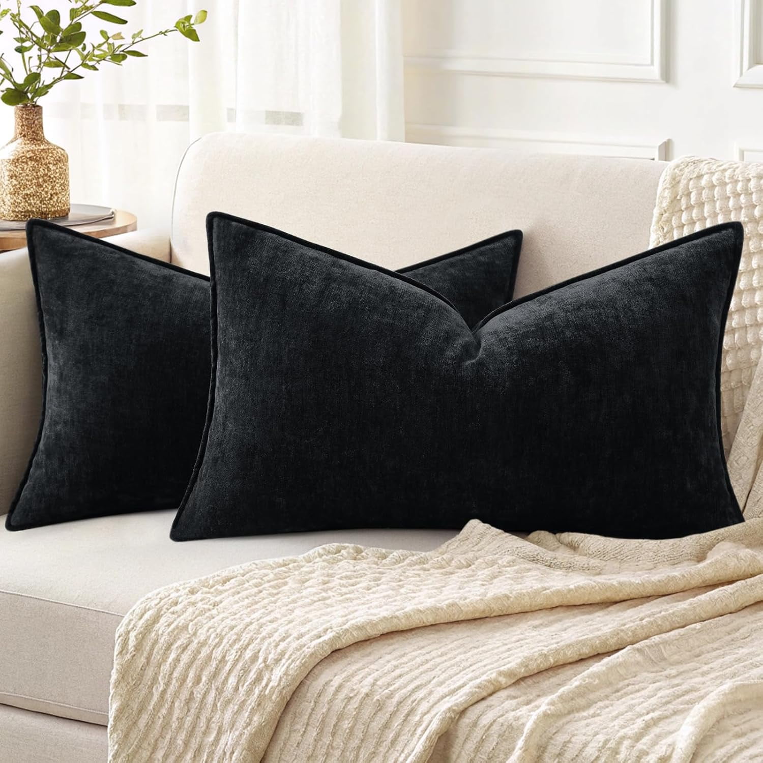 Lumbar Pillow Covers 12x20