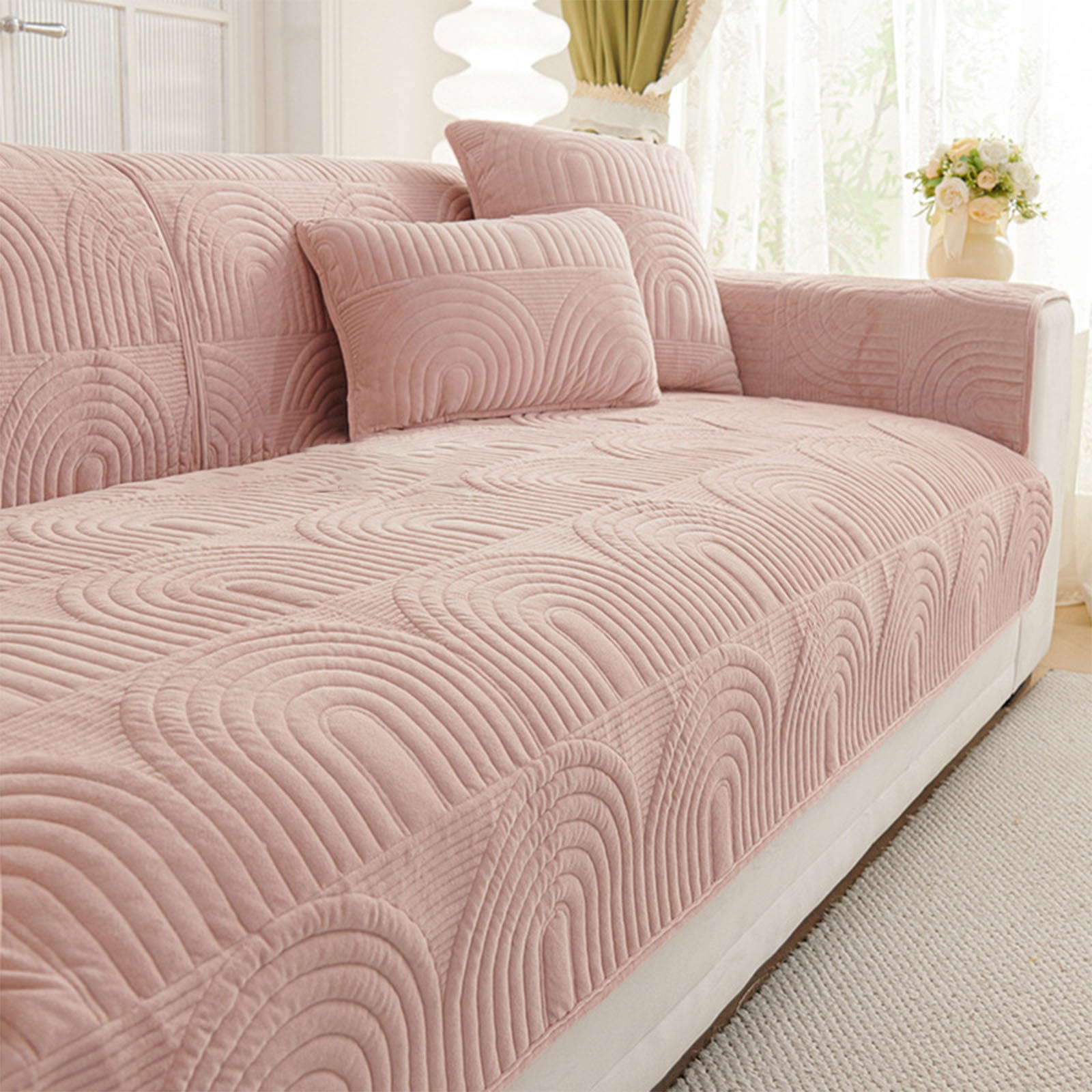 Couch cover, sofa cushions blanket, cream washable sofa cover, sofa protector, fluffy soft carpet, couch throw blanket, sofa cover, sofa throw, non-slip sofa couch sofa throws