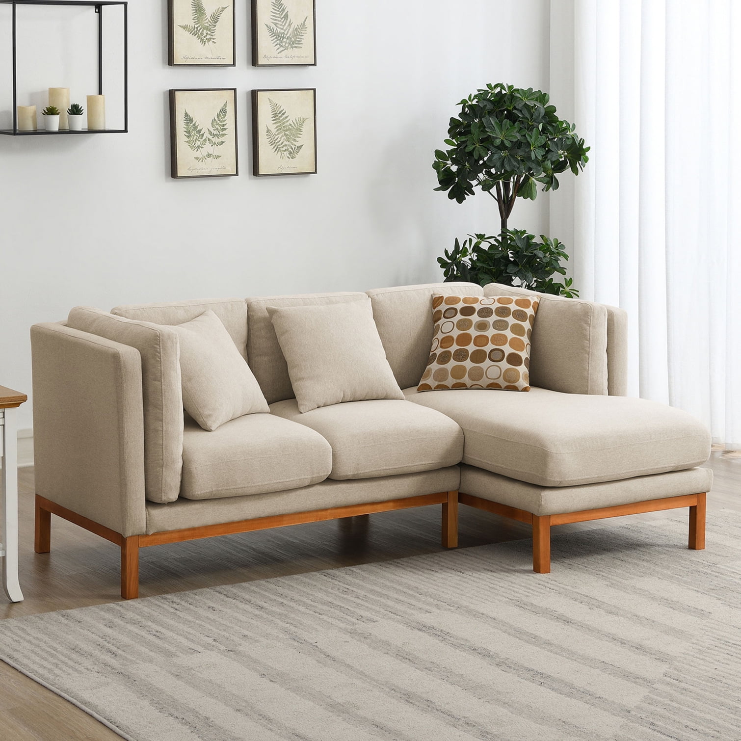 Couches for Living Room, Convertible Sectional Couch L Shaped Couch in
