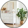 thumbnail image 1 of Coucheta 20-Inch Round Mirror - Black Metal Frame Wall Mirror for Bathroom, Entryway & Bedroom, 1 of 8