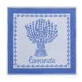 thumbnail image 1 of Coucke French Cotton Square Terry Towel, Lavande Lavande, 20-Inches by 20-Inches, Lavender, White, 1 of 1