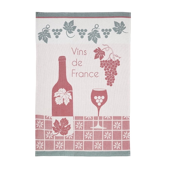 Coucke Wine Cellar Cotton Kitchen Towel, 20 x 30 Inches, 100% Cotton