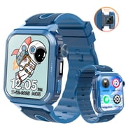 Coucur Kids Smart Watch with Classroom Mode, 1.83 HD Touch Screen Smartwatch for Kids, Learn Cards, Camera, Music Player, 14 Puzzle Games, 100 Sports Modes, IP68 Waterproof, Best Gift for Kids