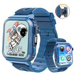 Coucur Kids Smart Watch with Classroom Mode, 1.83 HD Touch Screen Smartwatch for Kids, Learn Cards, Camera, Music Player, 14 Puzzle Games, 100 Sports Modes, IP68 Waterproof, Best Gift for Kids