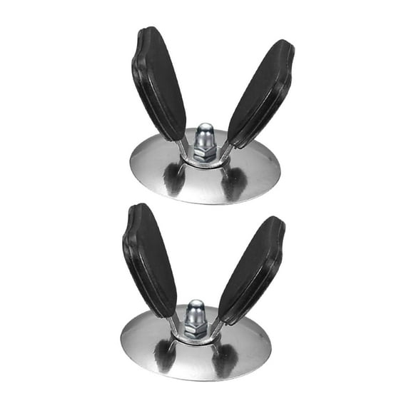 CoudarTitie 2 Pieces Pot Lid Replacement Knobs Camping Accessory Compact Stainless Steel