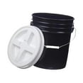 thumbnail image 1 of CoudarTitie 20L Bucket Pail Storage Container with Handle Portable Airtight Barrel Pail with Seal Lid for Household Gardening Car Washing, 1 of 9