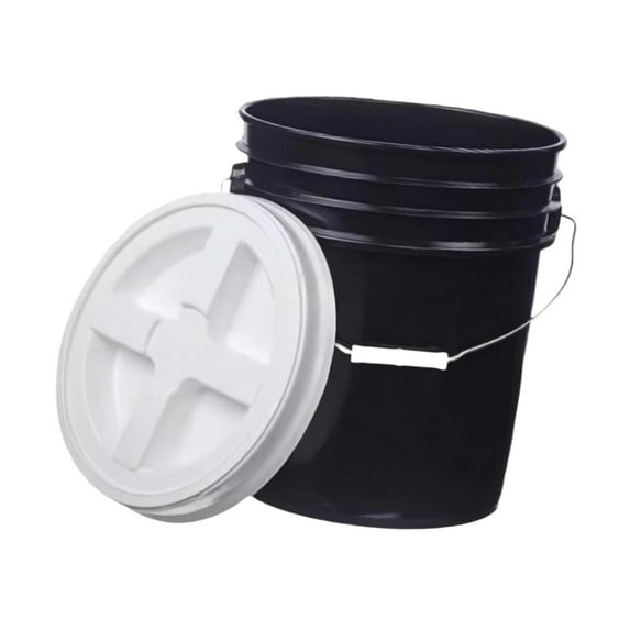 CoudarTitie 20L Bucket Pail Storage Container with Handle Portable Airtight Barrel Pail with Seal Lid for Household Gardening Car Washing