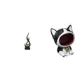 thumbnail image 1 of CoudarTitie Abstract Cat Fire Statue Resin Flame Figurine Modern Art Sculpture Ornament for Cabinet Living Room Table Centerpiece Bedroom Desk Indoor Keepsake, 1 of 8