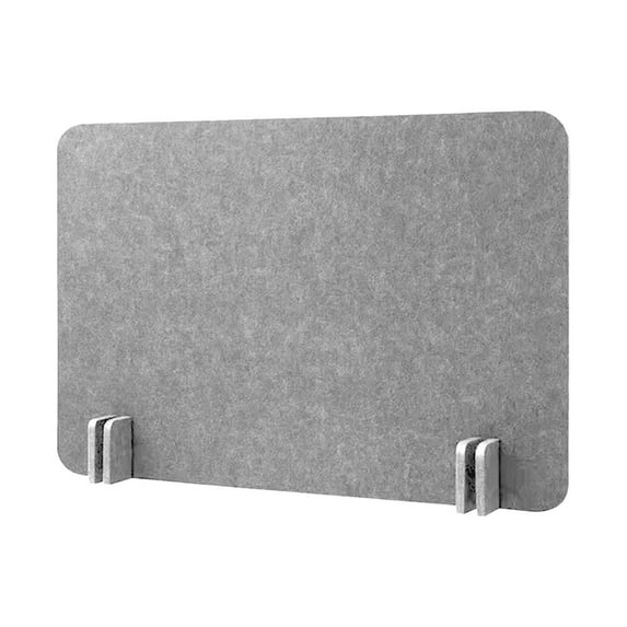 CoudarTitie Acoustic Desk Divider Felt Soundproof Privacy Panel for Student Study Office Light Gray 40x50 cm