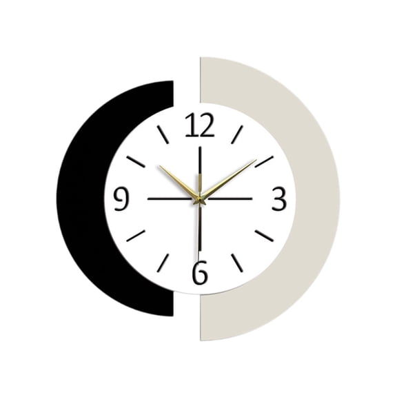 CoudarTitie Acrylic decorative wall clock, minimalist wall clock with silent movement, ideal 20CM
