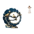 thumbnail image 1 of CoudarTitie Angel Figurine Resin Craft Knick Knack Statue for House Decorations Bookshelf Living Room Indoor Desk Cherub Sculpture Holding Pigeon Gift, 1 of 8
