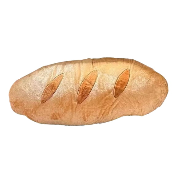 CoudarTitie Bread Shape Pillow Baguette Back Cushion 3D Gift Unique Sofa Backrest Pillow for
