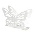 thumbnail image 1 of CoudarTitie Butterfly Napkin Holder Metal Freestanding Tissue Dispenser Stable Base Tabletop white, 1 of 7