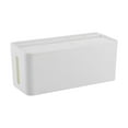 thumbnail image 1 of CoudarTitie Cable Management Box Cord Cover Box for Living Room Messy Cables Loose Wires White, 1 of 8