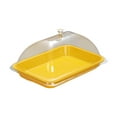 thumbnail image 1 of CoudarTitie Cake Stand with Dome Multipurpose Cake Plate for Festival Wedding Restaurant Yellow, 1 of 9