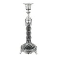 thumbnail image 1 of CoudarTitie Candlestick Holder Candle Stand Candleholder Metal and Glass Modern Retro Design Silver, 1 of 9
