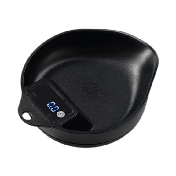 CoudarTitie Coffee Bean Scale Portable Baking Scales Professional, Non Slip Base, Electronic Black