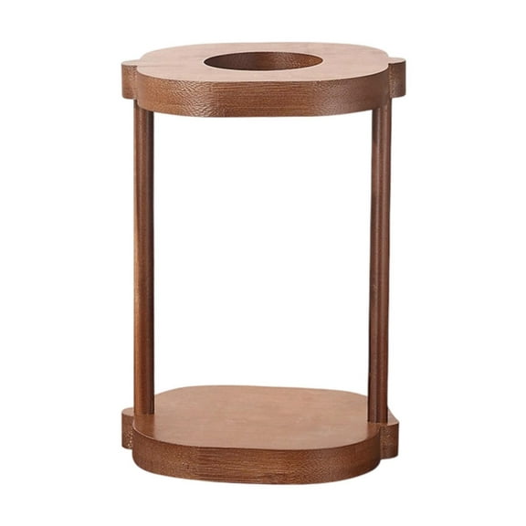 CoudarTitie Coffee Dripper Stand Rack Cafe Accessory Sturdy Wooden Coffee Dripper Holder for Style A