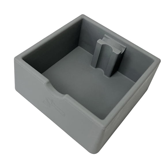 CoudarTitie Coffee Knock Box Coffee Ground Dump Bin Silicone, Durability Accessory, Espresso Gray