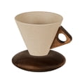 thumbnail image 1 of CoudarTitie Cone Shape Coffee Cup Ceramic Tea Cup, Drinking Mug with Handle, Base Cone Shape L, 1 of 9