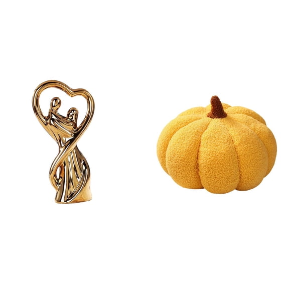 CoudarTitie Couple Statue Couple Figurine Modern Art Crafts Sculpture Ceramic Romantic Decor Wedding Gift Home Decoration Suitable for Living Room Bedroom Desk Ho