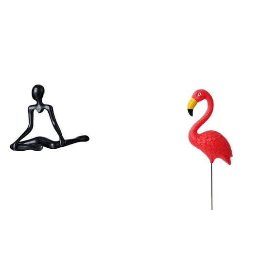 CoudarTitie Creative Abstract Thinker Bird Statue Figurine Unique Decorative Sculpture Ornament for Entrance Bedroom Housewarming Gift And Fairy Garden Accessorie