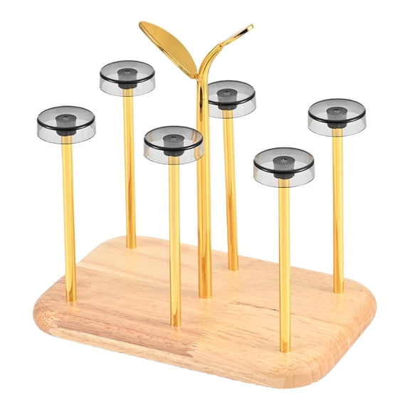 CoudarTitie Cup Drying Rack Nonslip Mug Holder Space Saving Storage Bottle Drainer Stand for