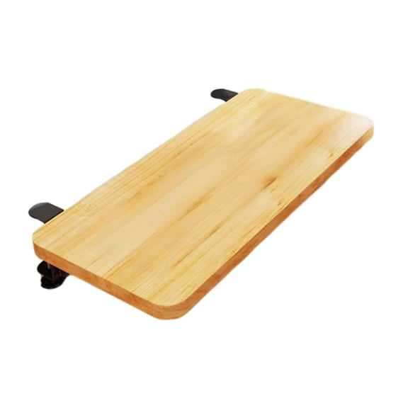 CoudarTitie Desk Extender Board Desk Extender Tray Adults Accessories Arm Rest Expansion Wood Color