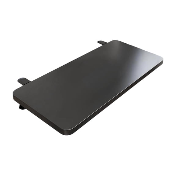 CoudarTitie Desk Extender Tray Desk Extender Board Adults Folding Portable Keyboard Tray Black