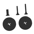 thumbnail image 1 of CoudarTitie Door Hole Cover Plate 6.7cm Deadbolt Cover Plate for Commercial Dorm Bedroom black, 1 of 9