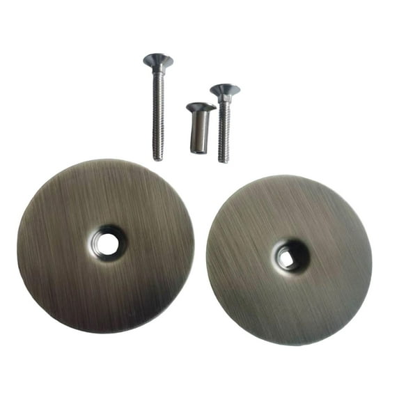 CoudarTitie Door Hole Cover Plate 6.7cm Deadbolt Cover Plate for Commercial Dorm Bedroom copper