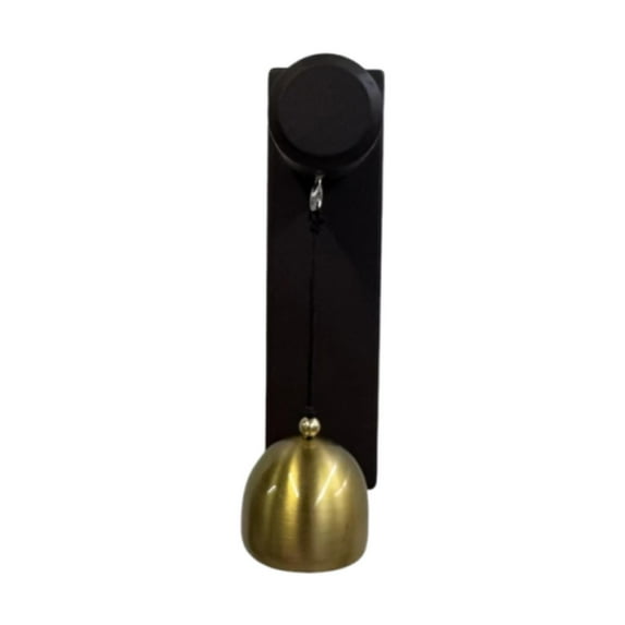 CoudarTitie Door Opening Shopkeepers Bell Vintage Doorbell for Front Porch Wall Business Black