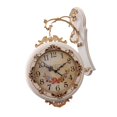 thumbnail image 1 of CoudarTitie Double Sided Wall Clock 360 Degree Rotation Decorative Clock for Living Room Bar White, 1 of 9