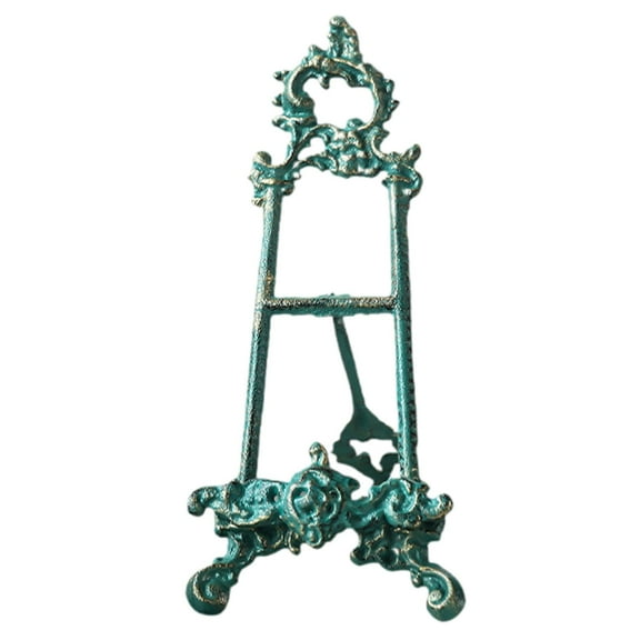 CoudarTitie Easel Display Stand Dish Rack Picture Stand for Living Room Countertop Table L