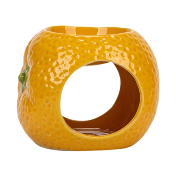 CoudarTitie Essential Oil Burner Ceramic Incense Aroma Diffuser for Garden Balcony Porch orange