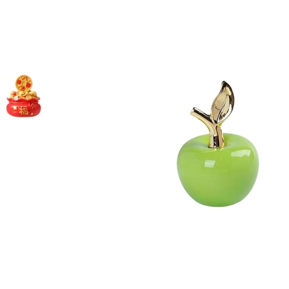 CoudarTitie Festival Treasure Basin Cornucopia Figurine Ornament Ceramic Sculpture Art Craft for New Year Housewarming Holiday Home Decoration Bedroom Study Room Cafe