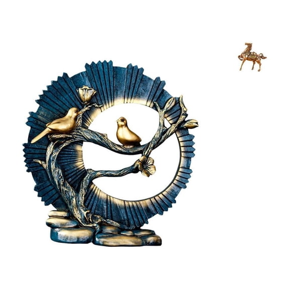 CoudarTitie Figurine Craft Knick Knack Resin Horse Statue Figurines Vintage Gift Sculpture for House Desk Office Bedroom Shelf Living Room Indoor Home Decorations