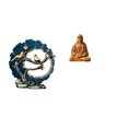 thumbnail image 1 of CoudarTitie Figurine Craft Knick Knack Resin Sacred Heart of Jesus Statue Gift Collectible for House Decorations Bookshelf Living Room Indoor Desk Hallway Bedroom Office Desk Fireplace, 1 of 8
