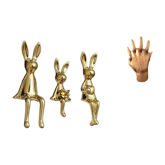 CoudarTitie Figurine Sculpture Sitting Statue Ornament Hand Sculpture Ceramic Resin Material Romantic Couple Decoration Suitable for Gift Giving Home Decoration D