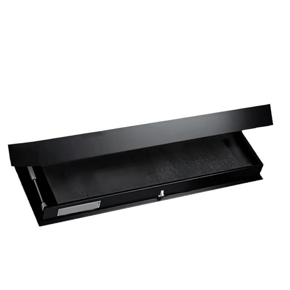 CoudarTitie Float Shelves for Wall Home Decor Organizer with Compartment Modern Storage Rack Black